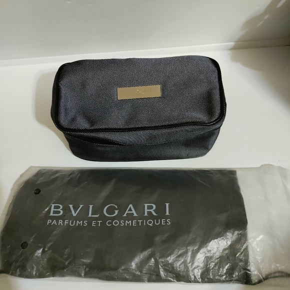 NWT! BVLGARI Parfums toiletry bag for men - Picture 1 of 7